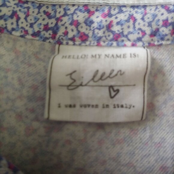 Frank & Eileen Sweet Flowers Floral Softgirl Cottage Button Shirt Eileen S - Picture 13 of 15